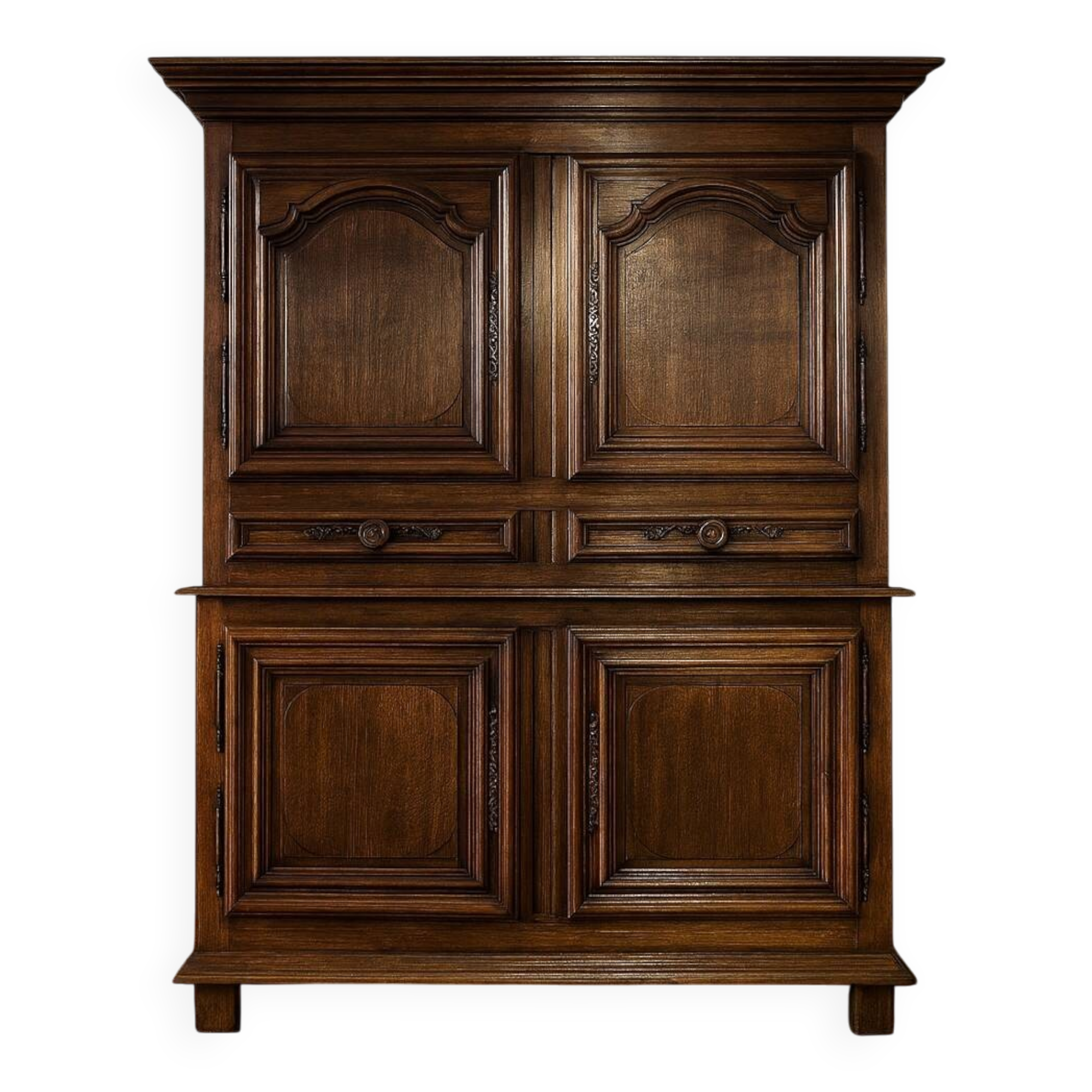 Louis XIII period cabinet in solid oak