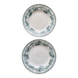 Antique ironstone plate from Saint-Amand – Guadeloupe model