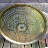 Moroccan copper tray
