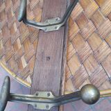Wall coat rack with 5 hooks