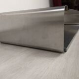 Stainless steel coffee table design Roche Bobois