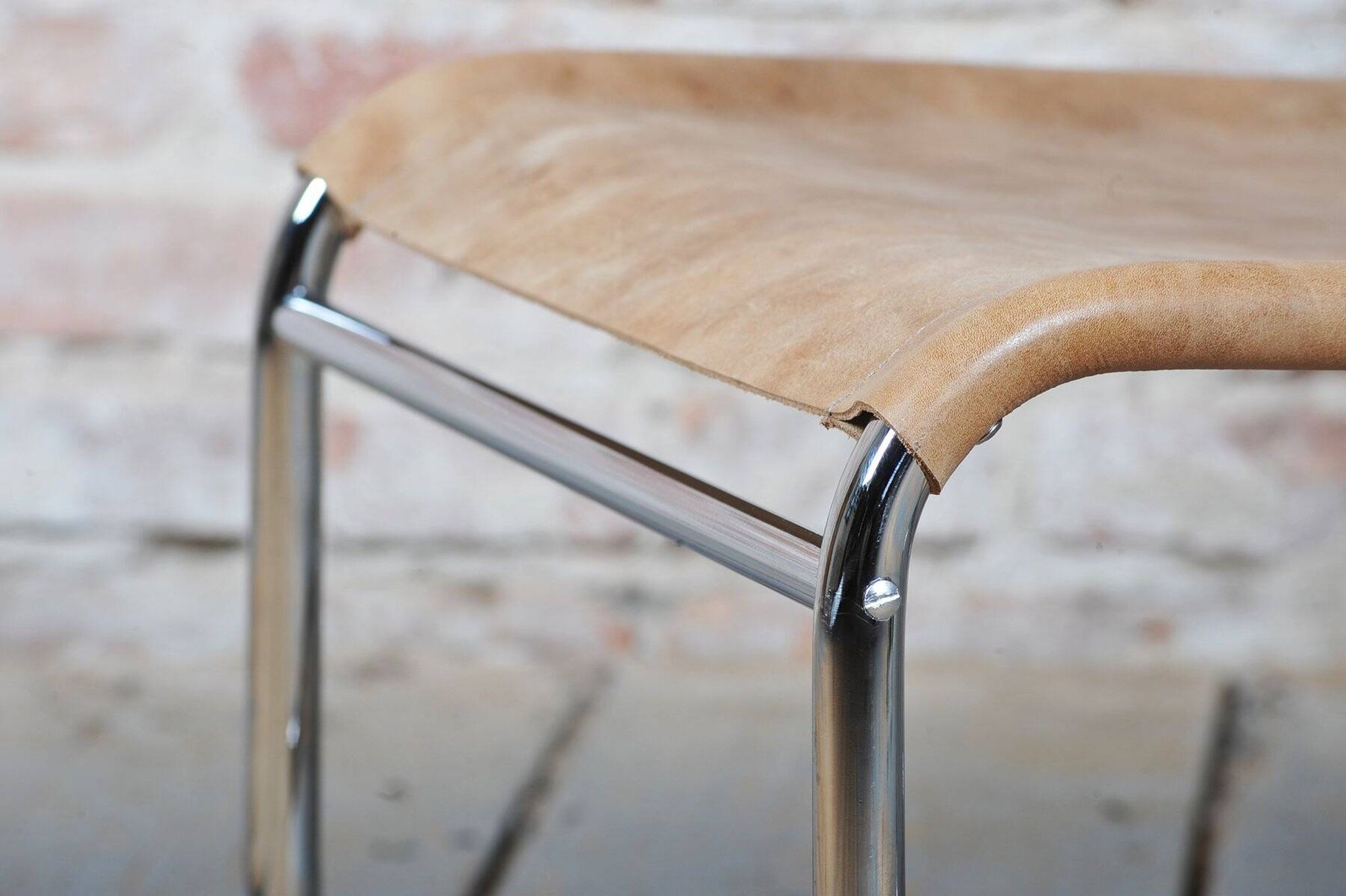 Czech Bauhaus Chrome Armchair attributed to M. Breuer for Thonet, 1920s
