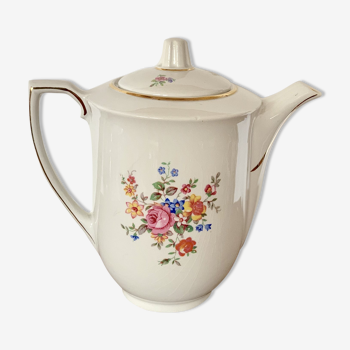 Ancient teapot in 1950s earthenware