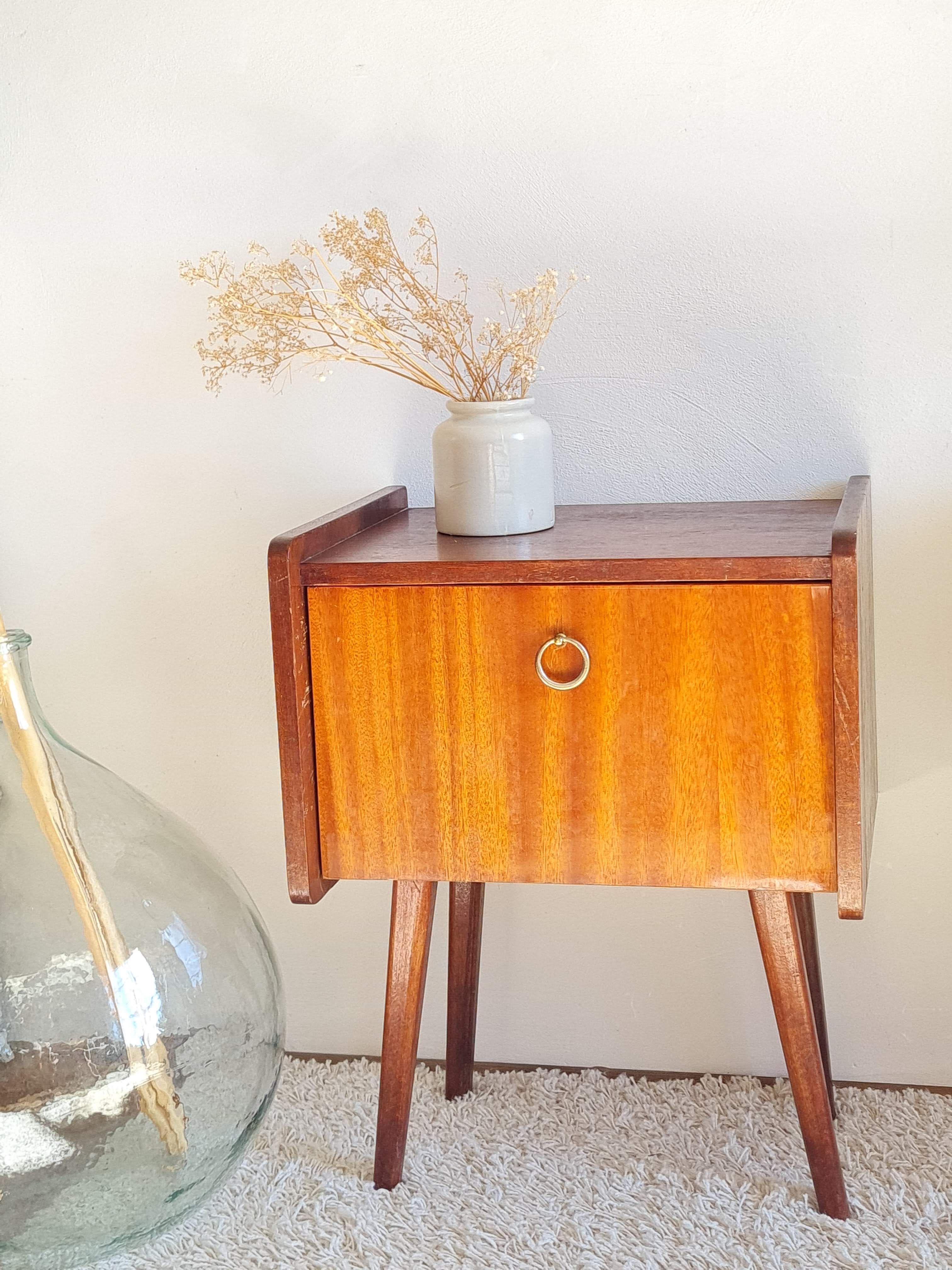 Pair of vintage bedside tables