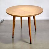 VINTAGE ROUND SIDE TABLE / COFFEE TABLE / PLANT TABLE