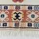 7x9 Peach Navy Blue Oushak Area Rug, 202x284Cm