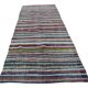 Vintage Turkish handmade rug 130x282 cm