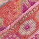3x12 Vintage Pink & Red Turkish Runner Rug, Super Soft Rug, 86x378Cm