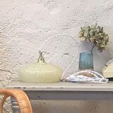 Yellow Clichy glass suspension