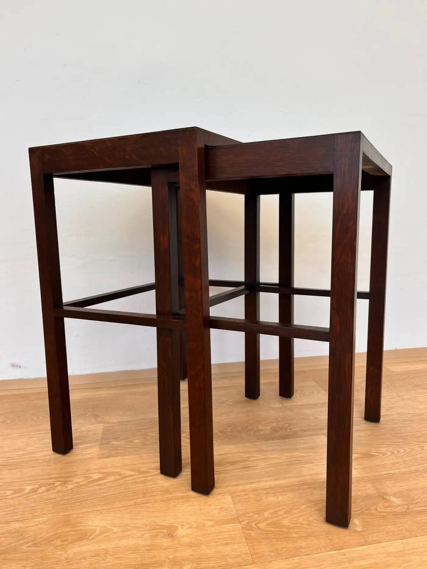 1930s J. Halabala H-50/H-51 model - Restored nesting tables - Czechoslovakia