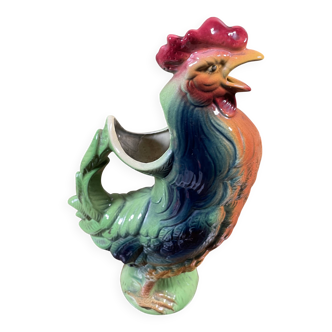 Saint-Clément Rooster Pitcher – Vintage French Earthenware – Model 5316 – 30 cm