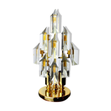 Lamp by Oscar Torlasco for Stilkronen, cut glass Murano, Italy, 1970