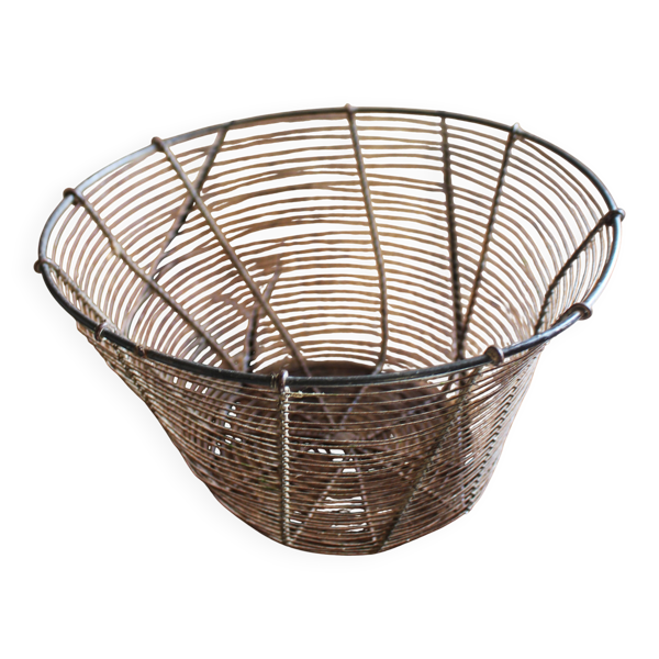 Panier Corbeille ronde métal fil de fer