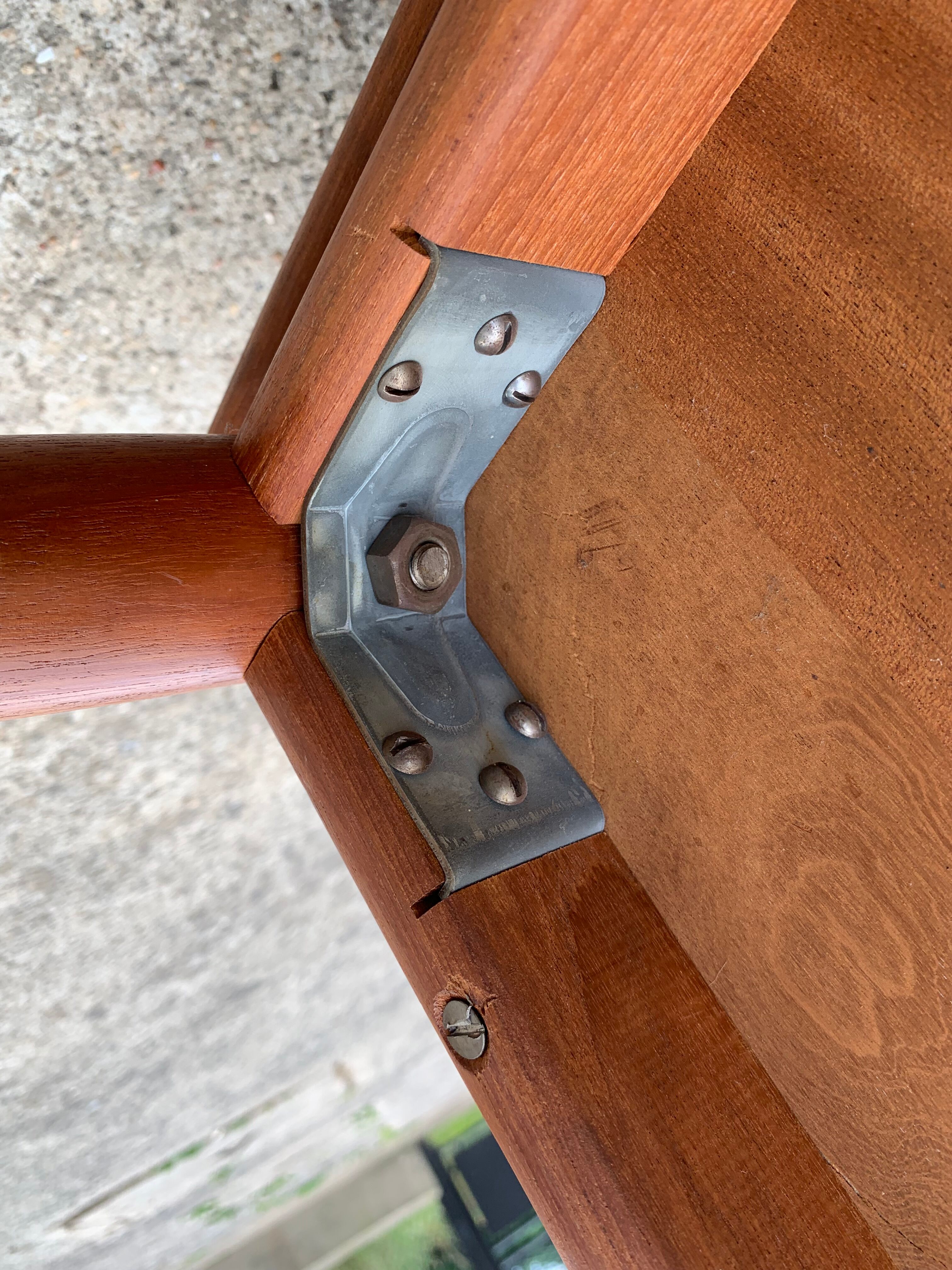 Secretary chest of drawers Teak by Arne Wahl Iversen for Falster Modelfabrik 1960