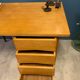Vintage desk with winged drawers