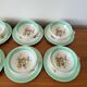 Ensemble de 8 tasses à thé ou café en porcelaine de Limoges