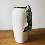 Draped effect vase