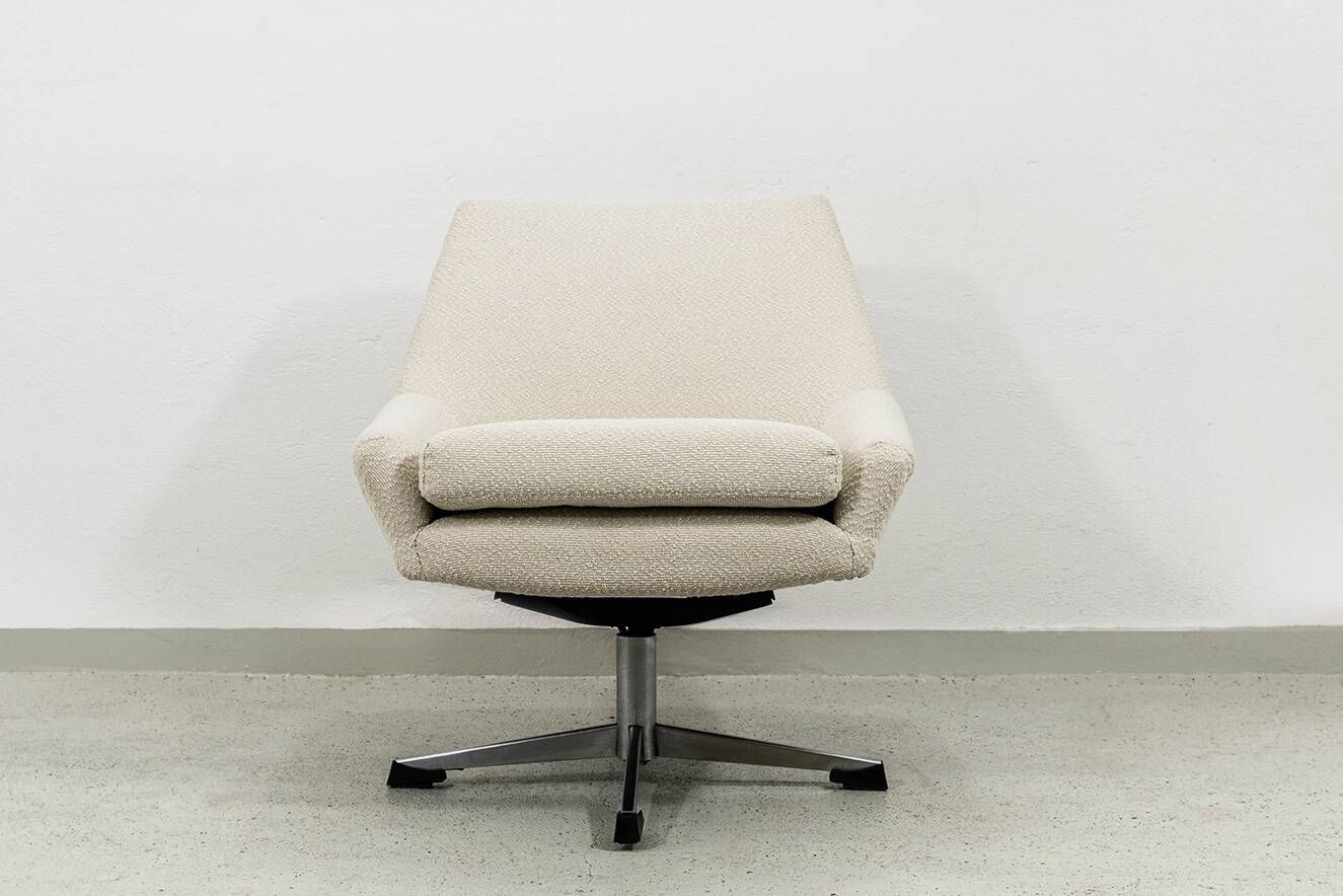 Vintage Swivel Lounge Chair, German, 1970s