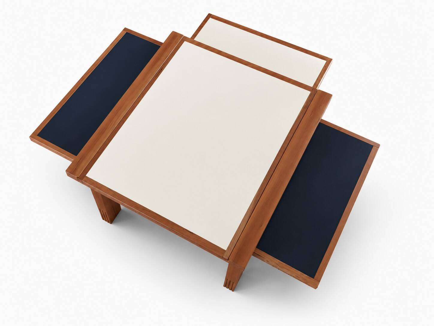 Table modulable Hexa de Bernard Vuarnesson pour Bellato. 1980