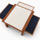 Table modulable Hexa de Bernard Vuarnesson pour Bellato. 1980
