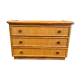 Vintage bamboo rattan chest of drawers Maugrion