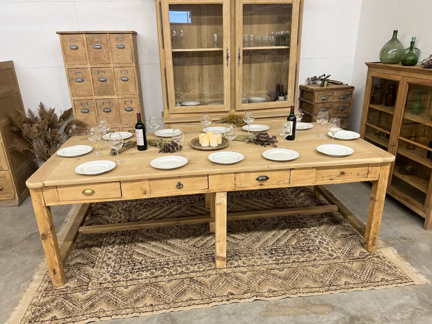 Very large farmhouse table