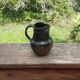 Glazed terracotta pitcher, France, 1980s