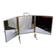 Rare miroir triptyque en bronze – 1900