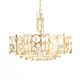 Lustre 7 feux d'exception - haut de gamme Palwa – Laiton doré à l'or f