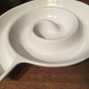 Ceramic dish snail shape