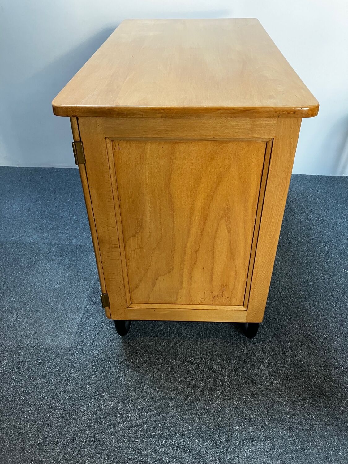 Bureau bois massif vintage style Hitier