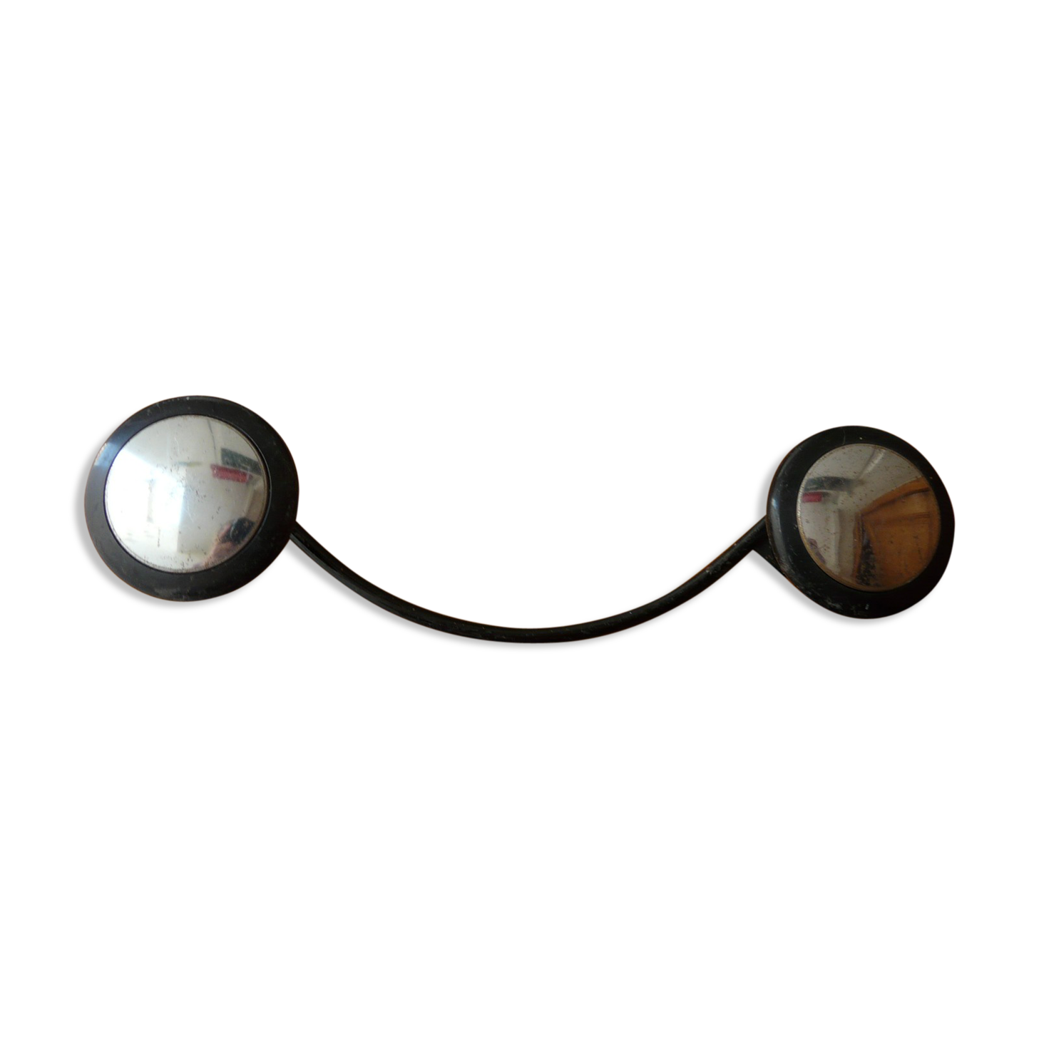 Metal coat holder with two pads
