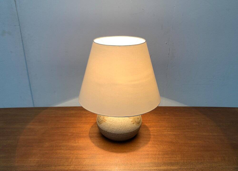 Mid-century Danish ceramic table lamp by Søholm, 1960s.