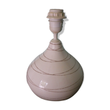 Enamelled ceramic lamp foot