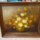 Oil on canvas bouquet flower Robert Cox