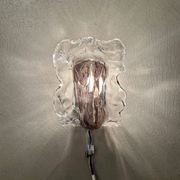 Ice Glass Wall Lights by J.T. Kalmar – Vintage Wall Lamps from the 1960s