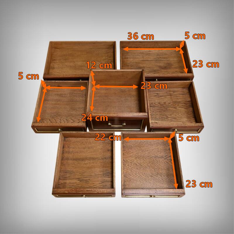 Mahogany Library Scriban, Louis XVI style – Mid-19th century