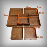 Mahogany Library Scriban, Louis XVI style – Mid-19th century