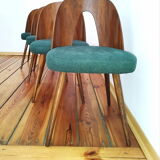 Set of four chairs, designed by A. Suman, Tatra Nabytok, Czechoslovakia, 60s