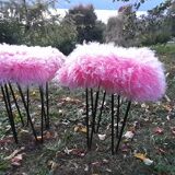 Pink stools
