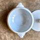 Sarreguemines blue earthenware soup tureen