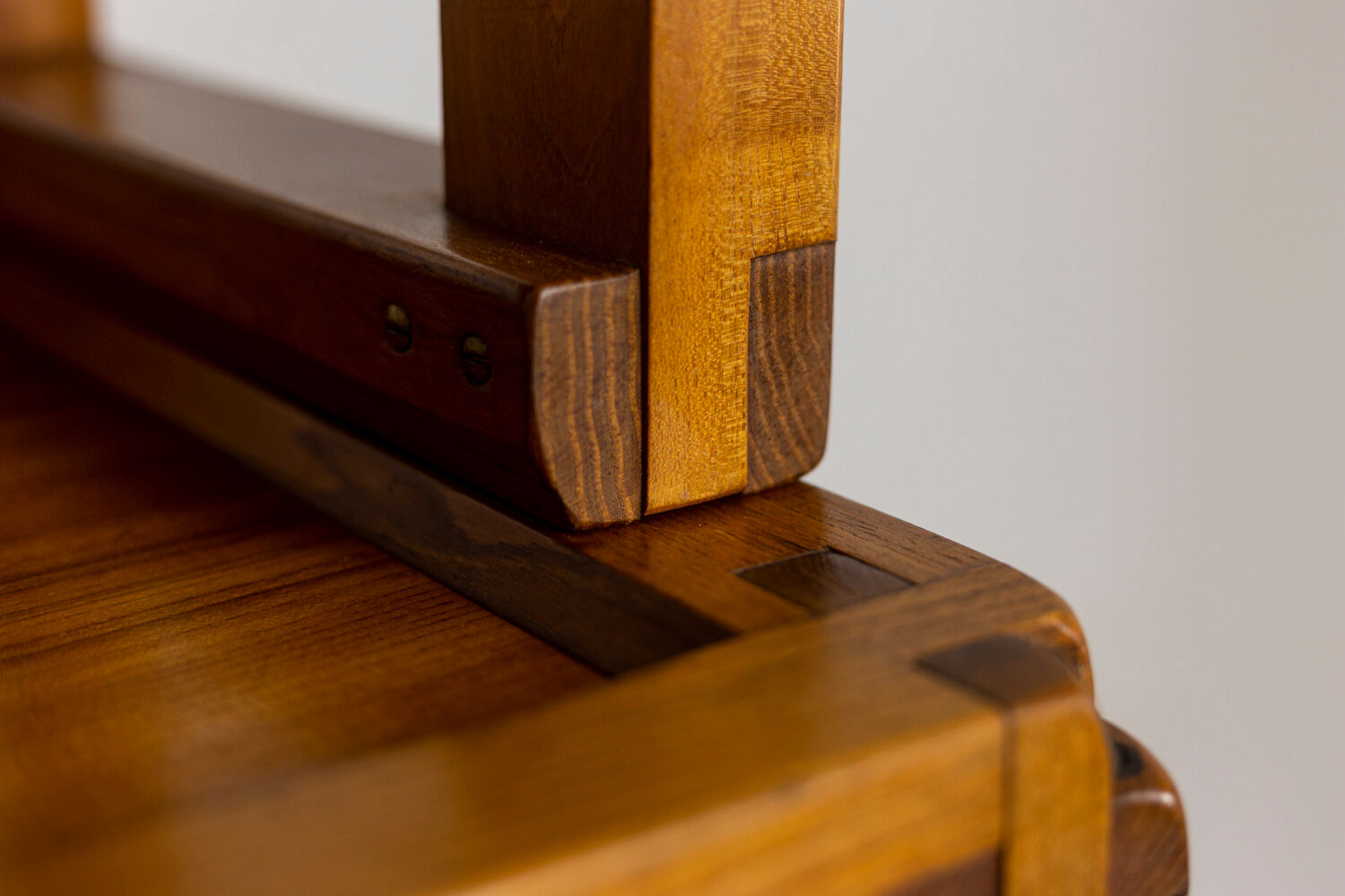 Pierre Chapo, Elm shelf furniture, 1960s