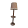 Lampadaire bois serviteur vintage