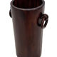 Vintage Wooden Cylinder Umbrella Stand, 1960s minimalist design