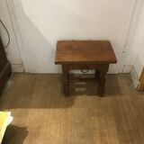 Small solid wood coffee table with drawer