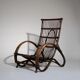 Pair of Sculptural Dutch Rattan Lounge Armchairs, Mid-Century Modern, 1960s