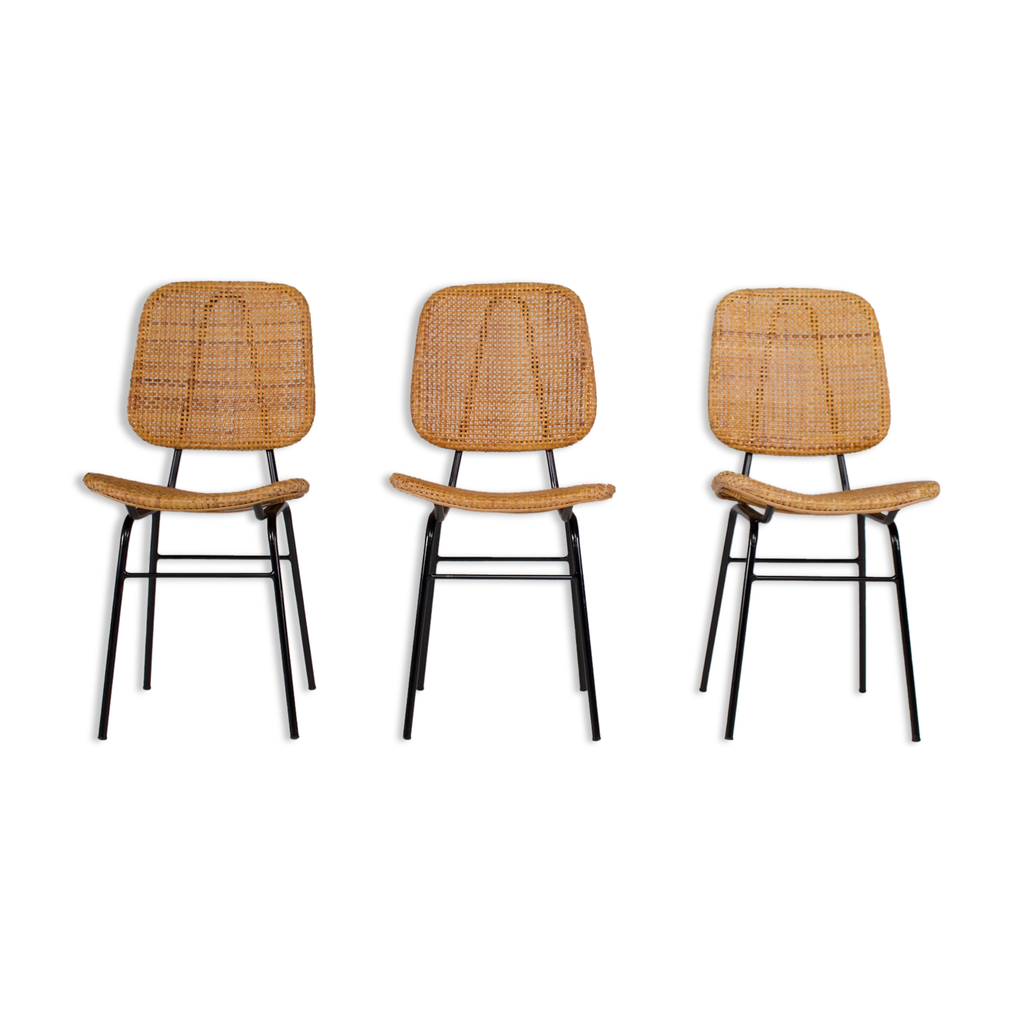 Rattan/bamboo splice chairs