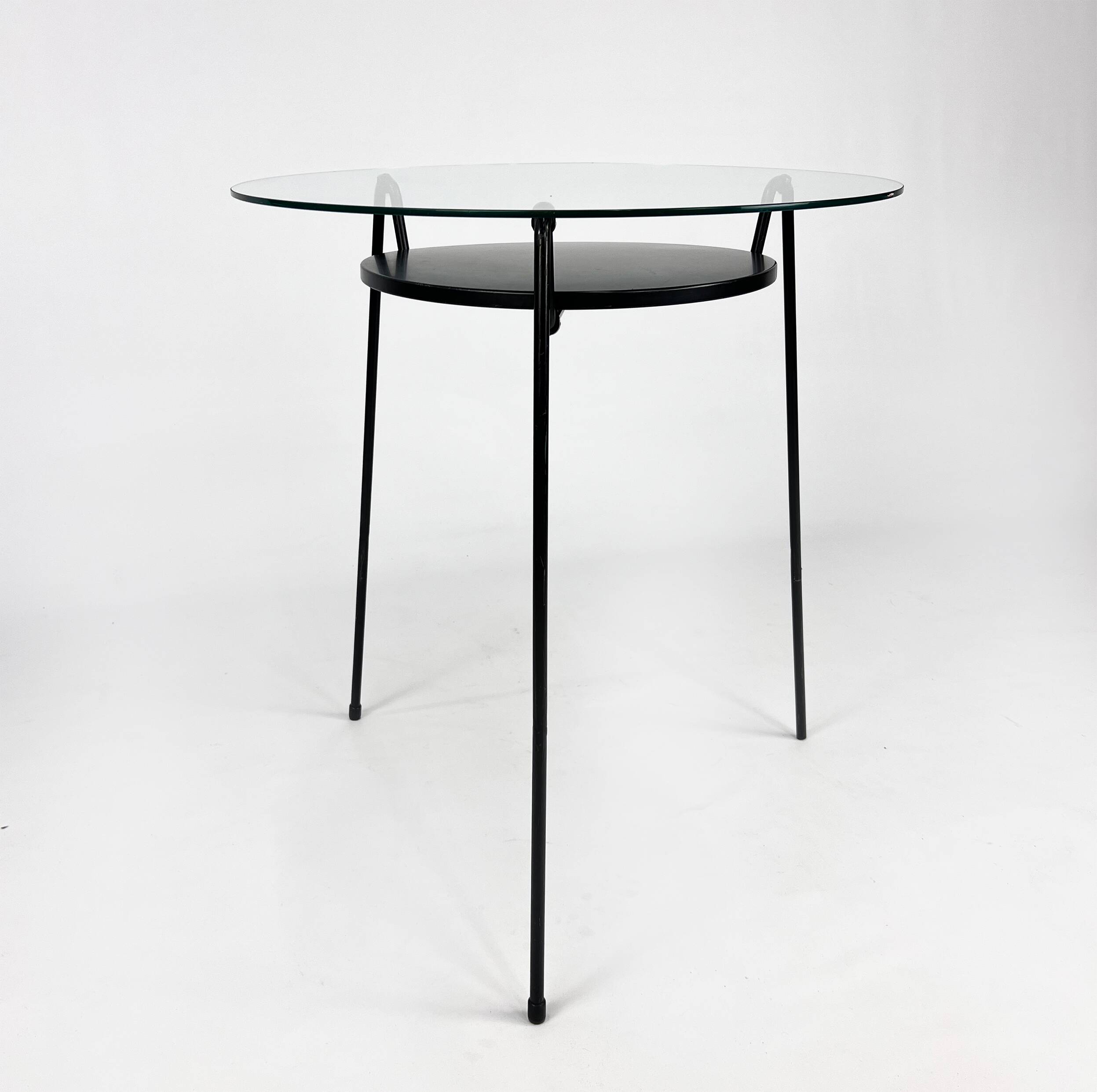 Mid Century Dutch Design SideTable by Wim Rietveld for Gispen, 1950s