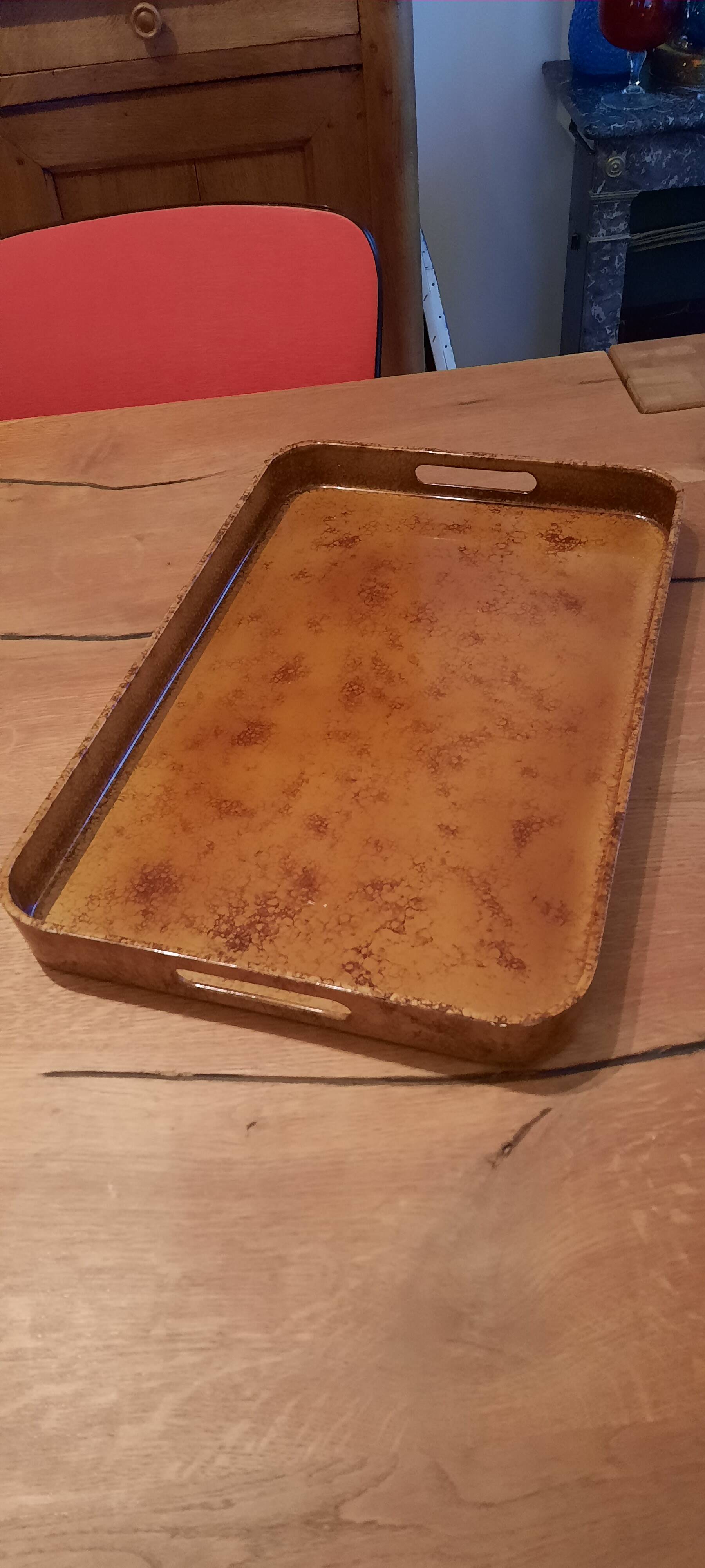 Lancel serving tray 70s