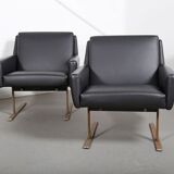 Lot de 4 fauteuils Wilkhahn Flexor et une table basse par Georg Leowald